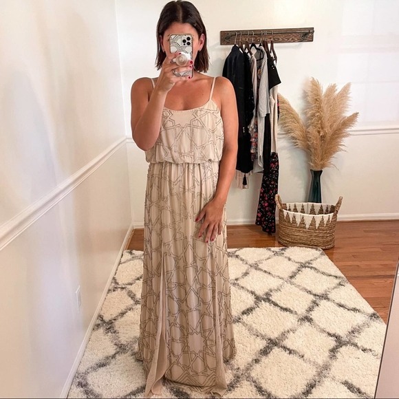 Needle & Thread Beaded Constellation Maxi Dress 2 - Picture 4 of 16